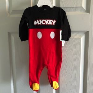 Disney Baby Mickey Mouse One Piece Outfit with Hat